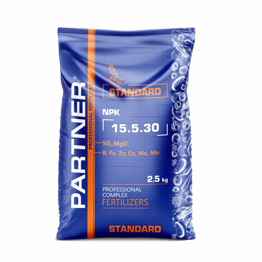 Добриво PARTNER STANDARD NPK 15.5.30 у пакуванні